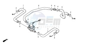 CB1300 CB1300SUPER FOUR drawing AIR INJECTION CONTROL VALVE