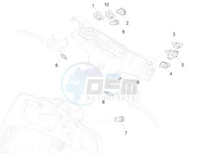 GTS 300 SUPER 4T 4V IE ABS E4 (EMEA) drawing Selectors - Switches - Buttons