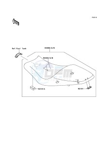 ER-6f ABS EX650B6F GB XX (EU ME A(FRICA) drawing Seat