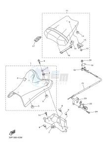 FZ8-N ABS 800 FZ8 (NAKED, ABS) (59P6) drawing SEAT