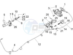 GTS 250 USA drawing Locks