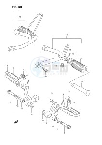 DR650 (E4) drawing FOOTREST