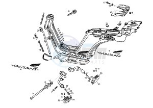 VARIANT REVOLUTION - 50 cc drawing FRAME