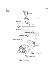 VERSYS KLE650CCF XX (EU ME A(FRICA) drawing Crankshaft