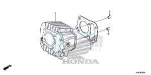 CRF110FD CRF110F Europe Direct - (ED) drawing CYLINDER