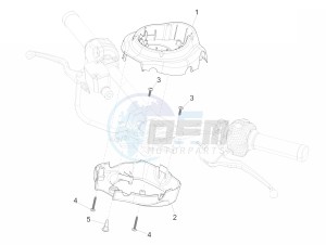 LXV 125 4T 3V E3 (APAC) drawing Handlebars coverages