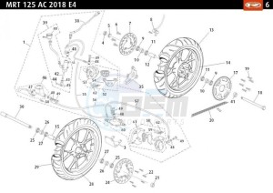 MRT-125-E4-AC-SM-BLACK drawing WHEELS - BRAKES