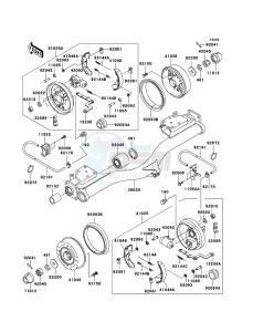 MULE 3000 KAF620G6F EU drawing Rear Hub