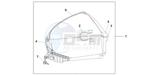 CBF1000A Europe Direct - (ED) drawing 45L TOP BOX COOL WHITE