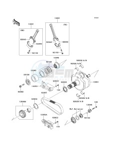 VN 2000 H [VULCAN 2000 CLASSIC] (8F-9F) 0H9F drawing CRANKSHAFT