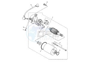 XVS DRAG STAR 125 drawing STARTING MOTOR