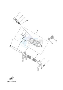 YXC700ES VIKING VI EPS SE (2USB) drawing SHIFT CAM & FORK