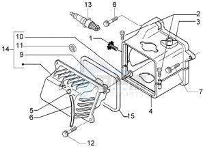 Liberty 50 4t RST Delivery drawing Cylinder head cover