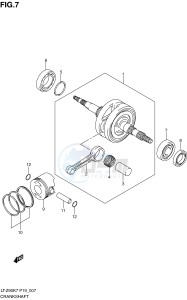 LT-Z90 (P19) drawing CRANKSHAFT