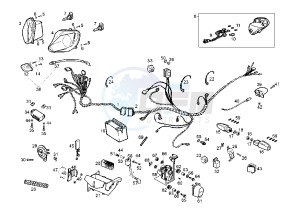 GPR RACING -125 cc drawing ELECTRICAL DEVICES