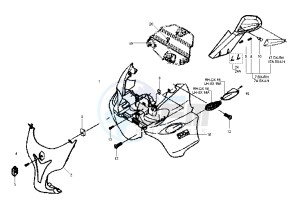 X9 EVOLUTION 500 drawing Front Shield