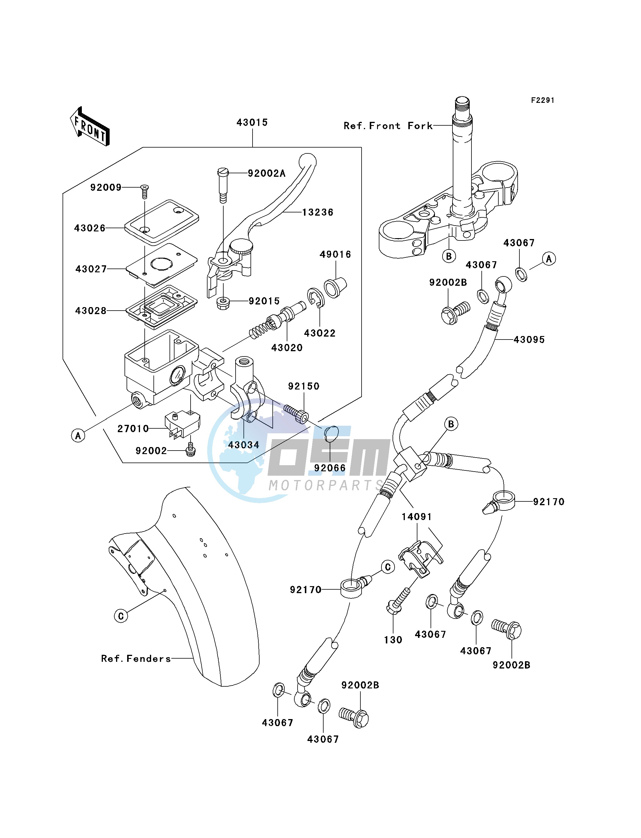 FRONT MASTER CYLINDER