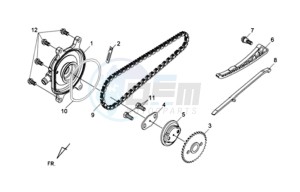 MAXSYM 400 EFI drawing CYLINDER HEAD SIDE COVER