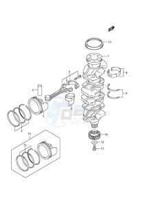 DF 150 drawing Crankshaft