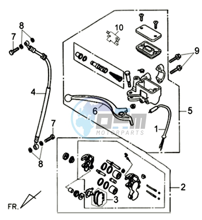 BRAKE LEVER / BRAKE CALIPER / BRAKE LINES