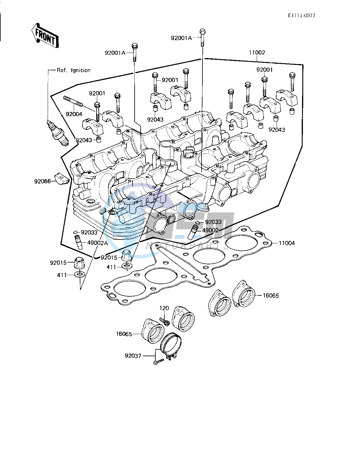 CYLINDER HEAD -- 83 H3- -