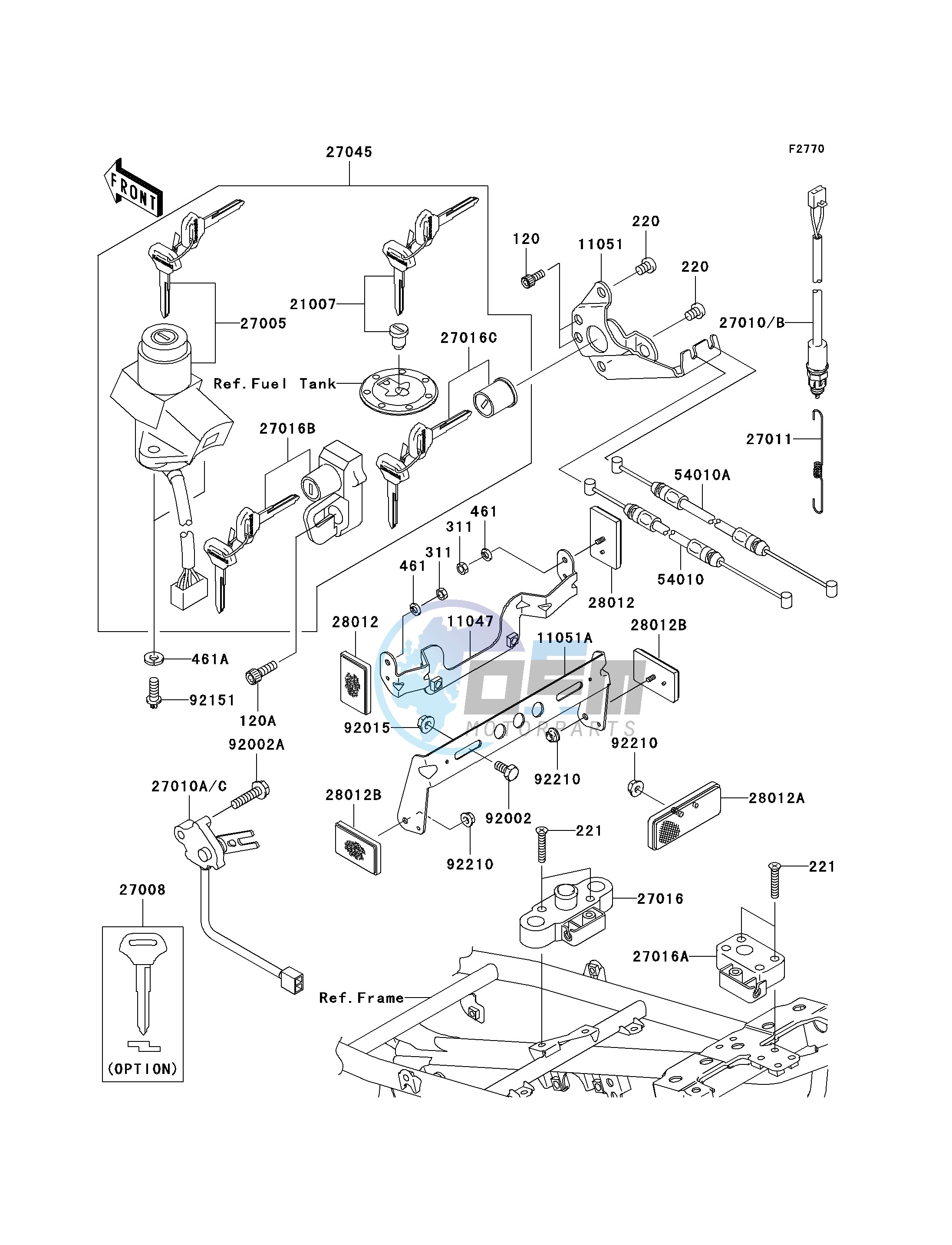 IGNITION SWITCH_LOCKS_REFLECTORS