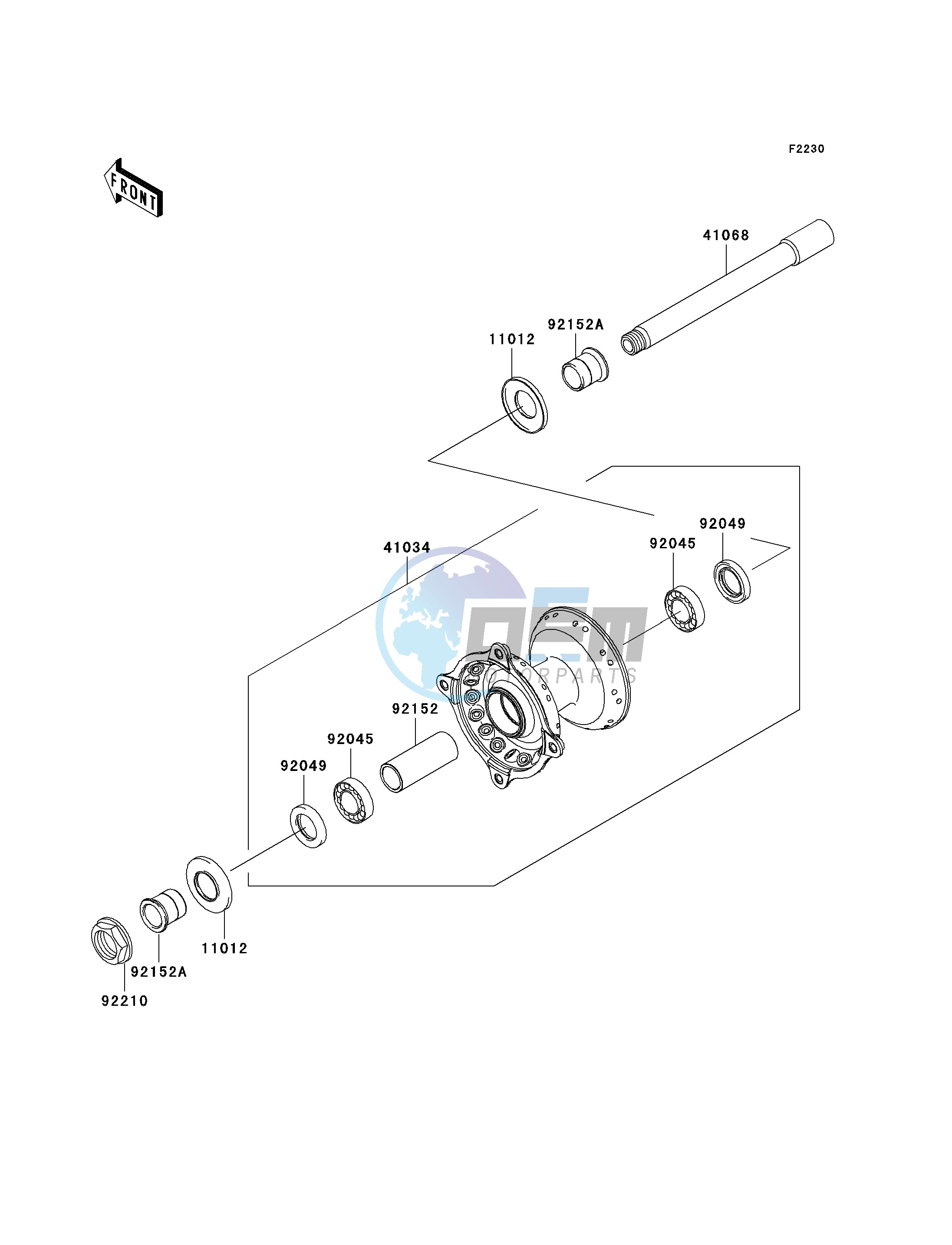 FRONT HUB