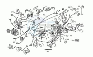 V 75 750 PA Vecchio Tipo PA Vecchio Tipo drawing Electrical system