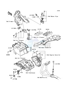 NINJA 250R EX250KBFA GB XX (EU ME A(FRICA) drawing Fuel Injection