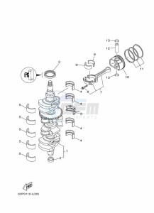 FL150AETL drawing CRANKSHAFT--PISTON