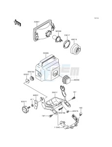 KLF 300 B [BAYOU 300] (B5-B9) [BAYOU 300] drawing HEADLIGHT-- S- --- KLF300-B5_B6_B7- -