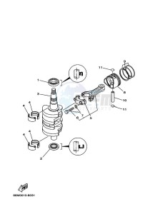 F13-5A drawing CRANKSHAFT--PISTON