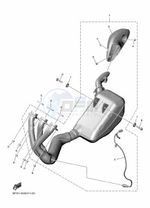 NIKEN GT MXT890D (BFD1) drawing EXHAUST