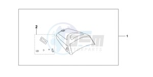 CBF1000A9 EK drawing SEAT COWL*NHA48M*