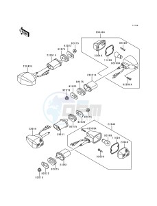 ZR 750 F [ZR-7] (F1) drawing TURN SIGNALS