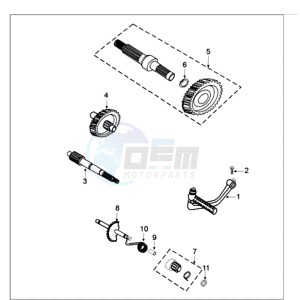 TWEET 50 A X drawing DRIVE SHAFTS / KICKSTARTER