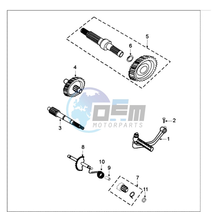 DRIVE SHAFTS / KICKSTARTER