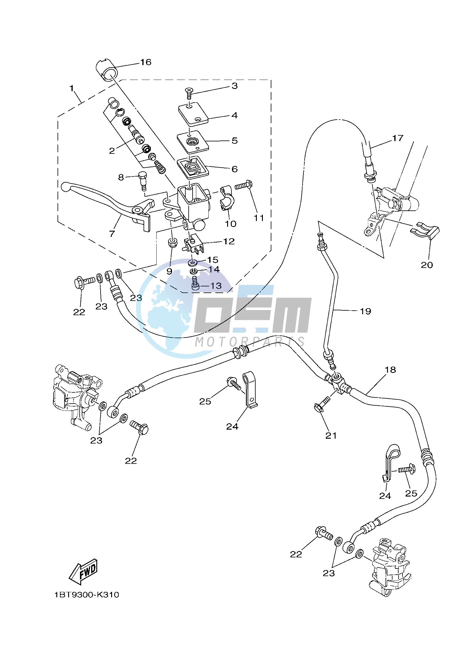 FRONT MASTER CYLINDER