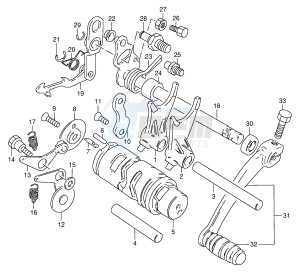 PV50 (E15) drawing GEAR SHIFTING