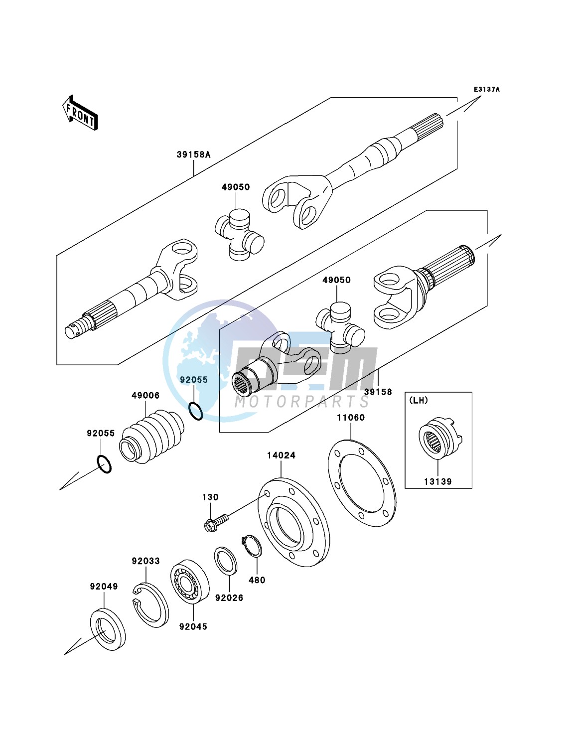 Drive Shaft-Rear