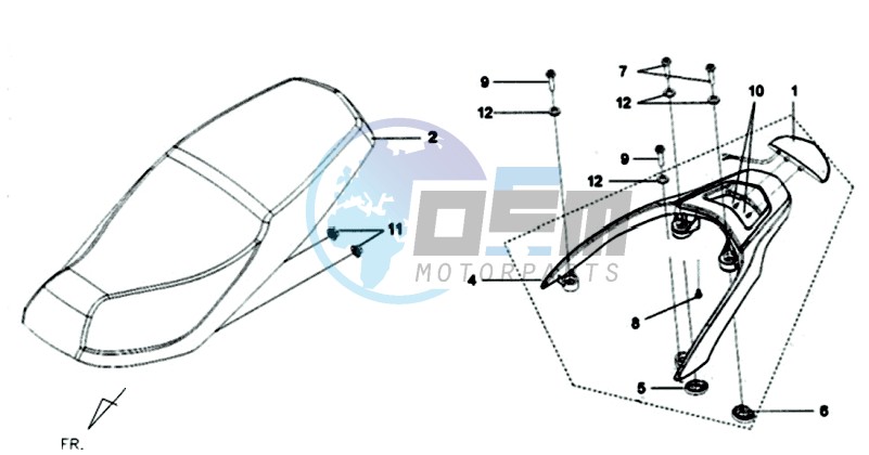 BUDDY SEAT REAR CARRIER