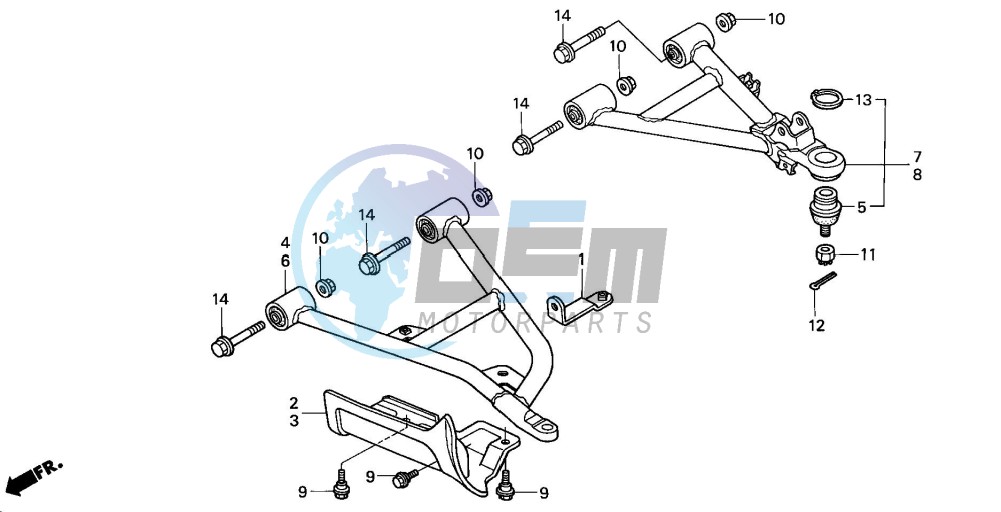 FRONT ARM (TRX350FM/FE)