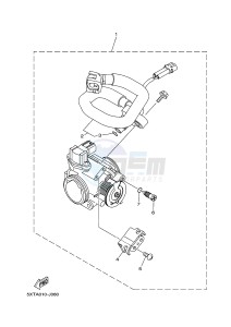 XT250 XT250E SEROW (1YB7) drawing INTAKE 2