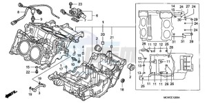 VFR8009 UK - (E / MME) drawing CRANKCASE