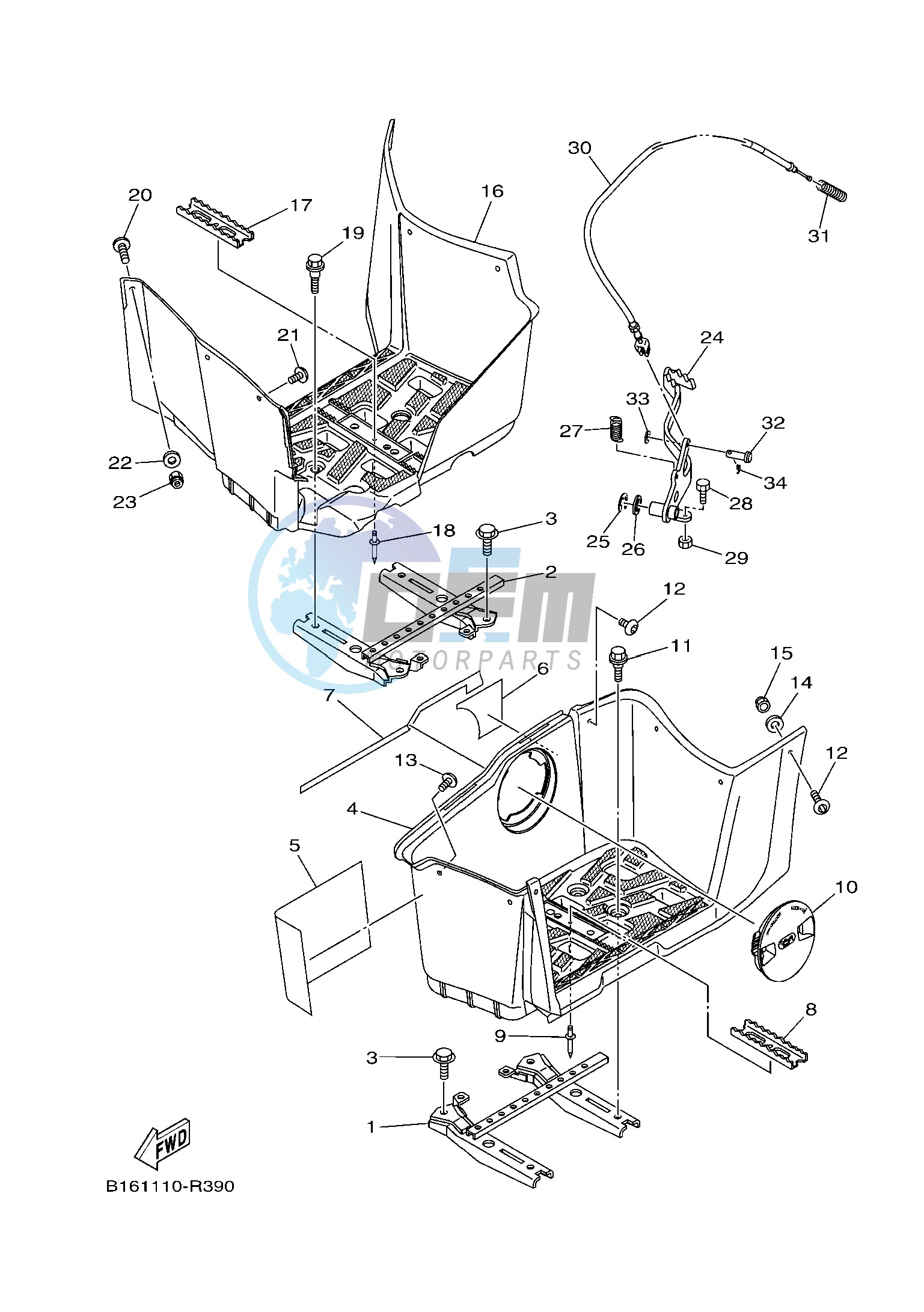 STAND & FOOTREST