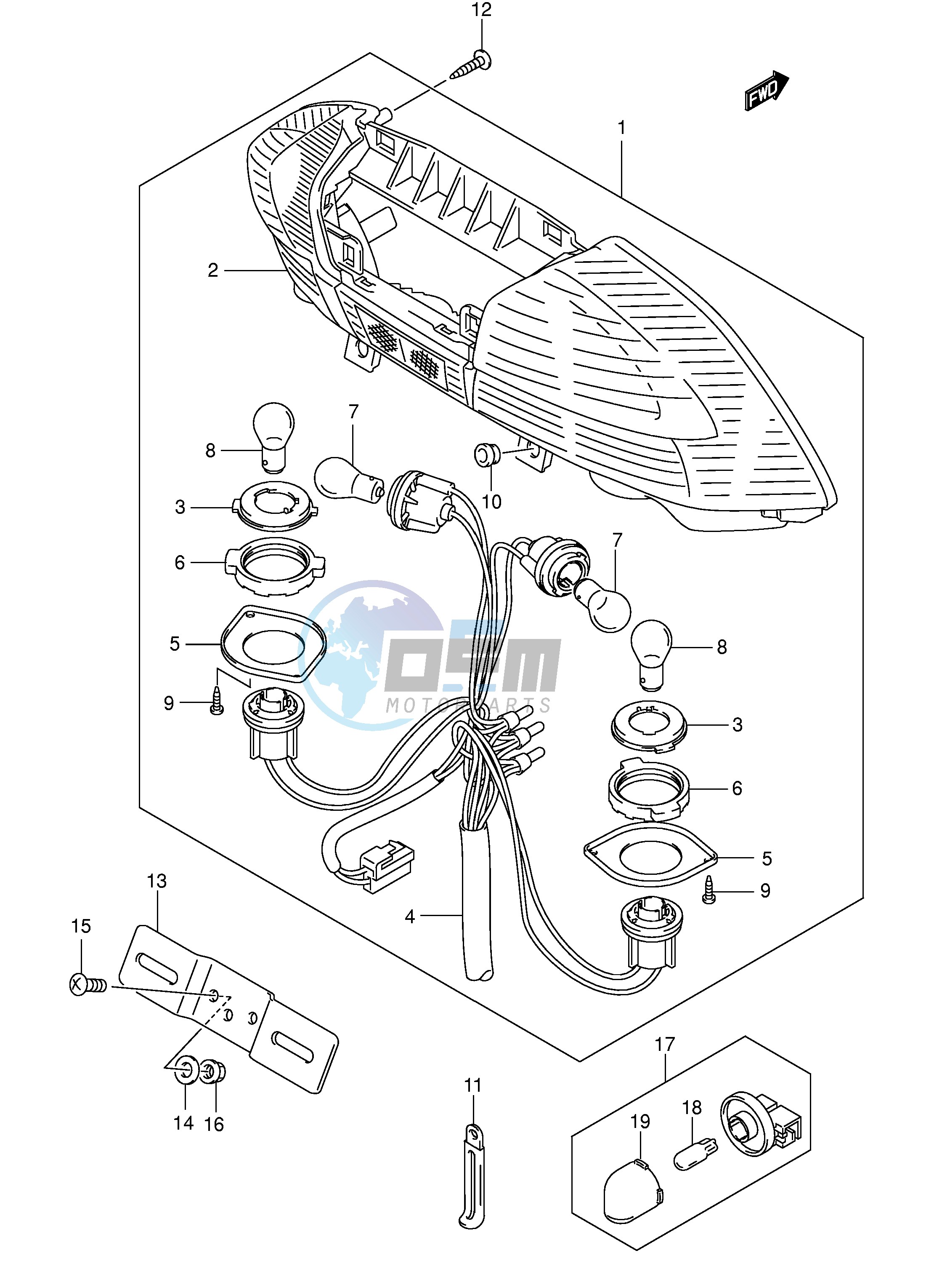 REAR COMBINATION LAMP