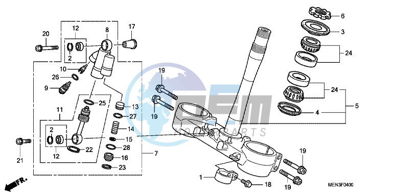 STEERING STEM