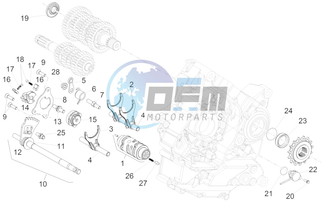 Gear box selector