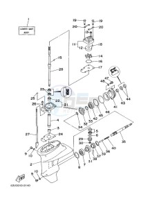 9-9F drawing PROPELLER-HOUSING-AND-TRANSMISSION-1