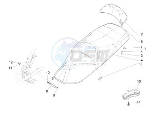 MP3 500 MAXI SPORT-BUSINESS-ADVANCED E4 ABS (EMEA-APAC) drawing Saddle/seats